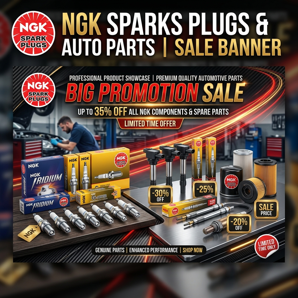 Khuyến mãi tháng 5: Giảm 20% toàn bộ phụ tùng NGK