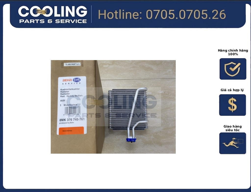 Dàn lạnh Cayenne 7L0819087AA