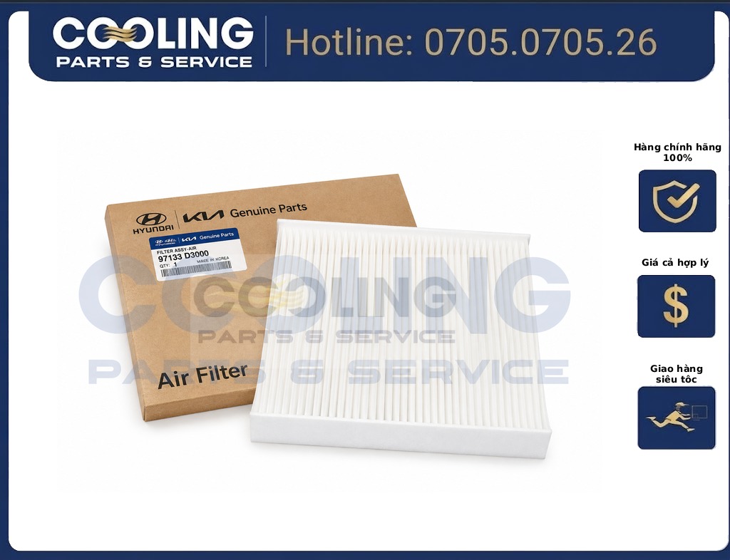 Lọc gió điều hòa Morning LAK120 2021-2026 97133H9000