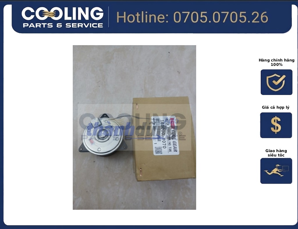 Mô tơ quạt két nước cross 1680001070