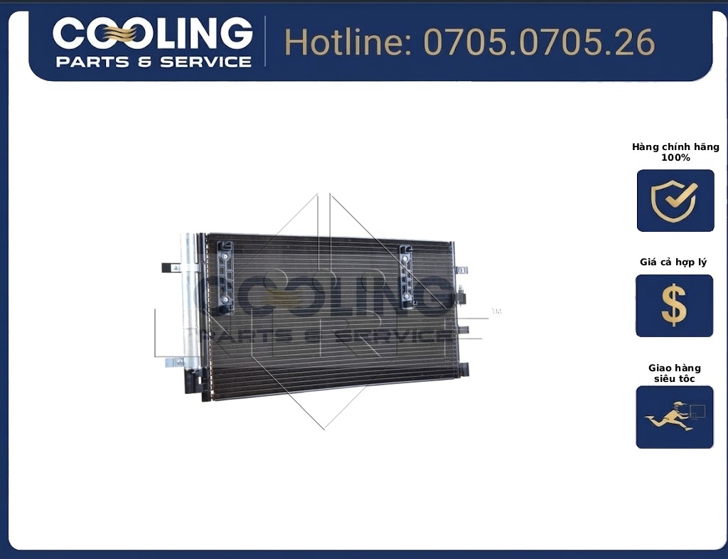 Dàn nóng A4 B8 Valeo 8K0260403AF