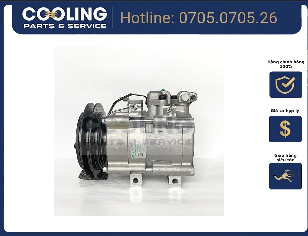 Lốc điều hòa 2,5t-3,5t bích ngang bản a 992505H030