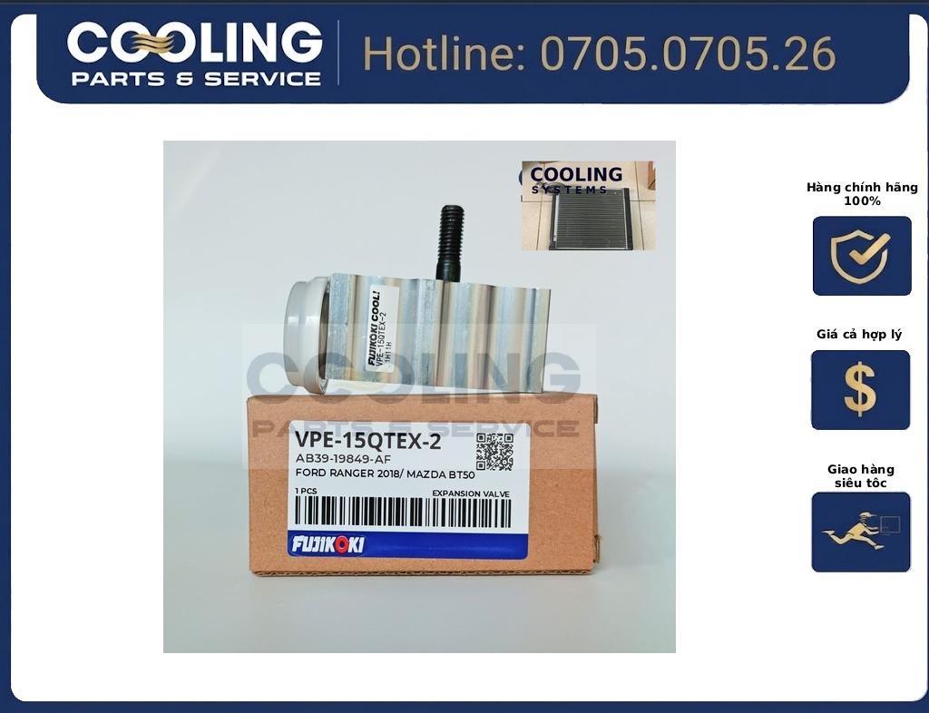 Van tiết lưu Ranger Fujikoki VPE15QTEX2