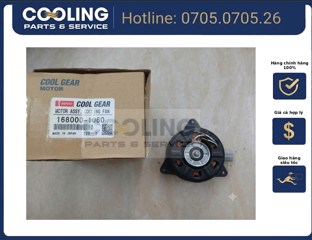 Mô tơ quạt két nước cross 1680001070
