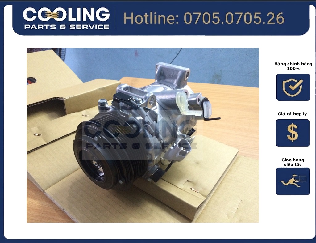 Lốc điều hòa lạnh, máy nén điều hòa (ac compressor assy) ES350 8832033210