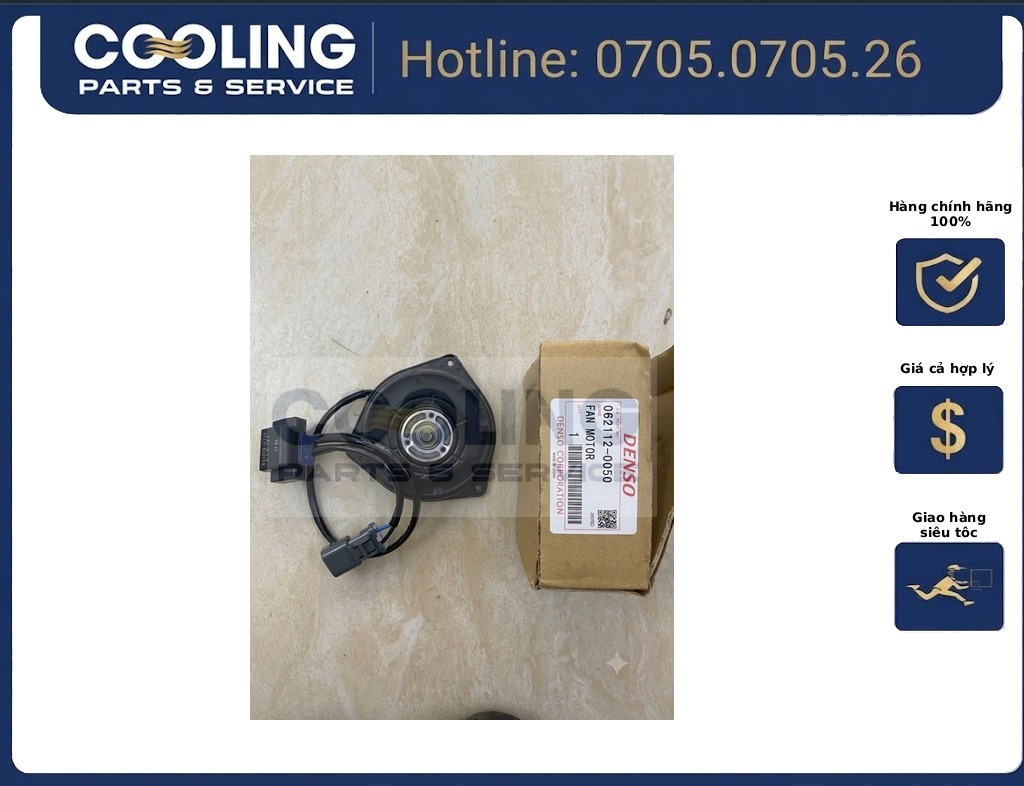 Mô tơ quạt két nước Civic 065002940