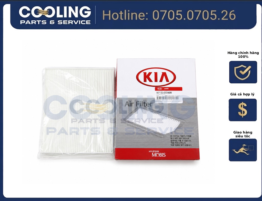 Lọc gió điều hòa Elantra LAK119 2021-2026 97133AA000