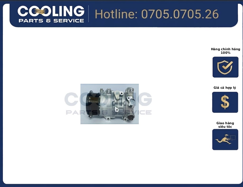 Lốc điều hòa Hiace máy dầu 2007-2010 883202F020