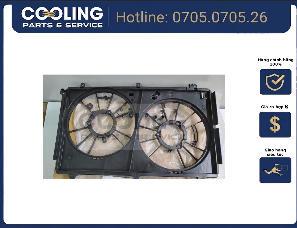 Lồng quạt két nước solaris PTOMTDMO43461