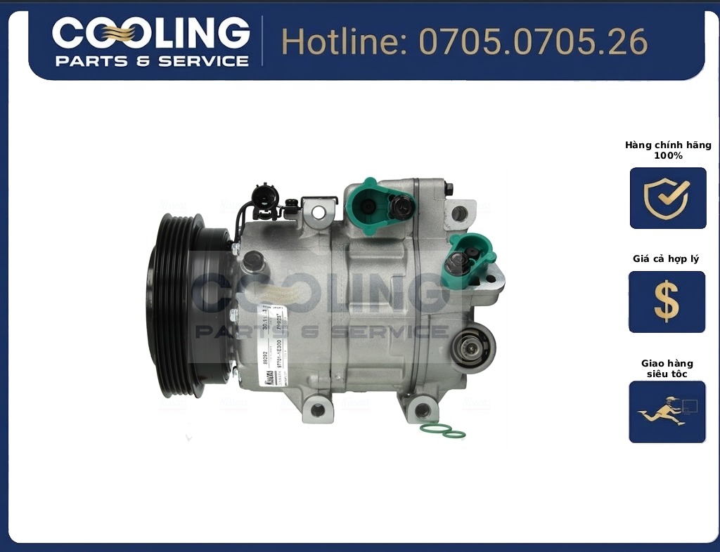 Lốc điều hòa A4 B8 ACP1250000S 2009-2015 8K0260805K
