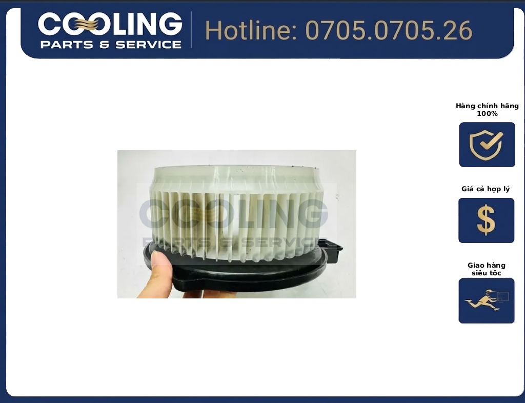 Mô tơ quạt gió điều hòa, quạt lồng sóc (blower motor) SC430 convertible (uzz40), gs300, gs400, GS430 (jzs160, uzs161) 8710330331