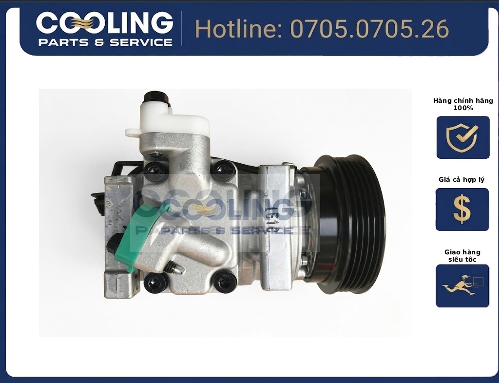 Lốc điều hòa có van điện hcc Morning 977011Y000HCC