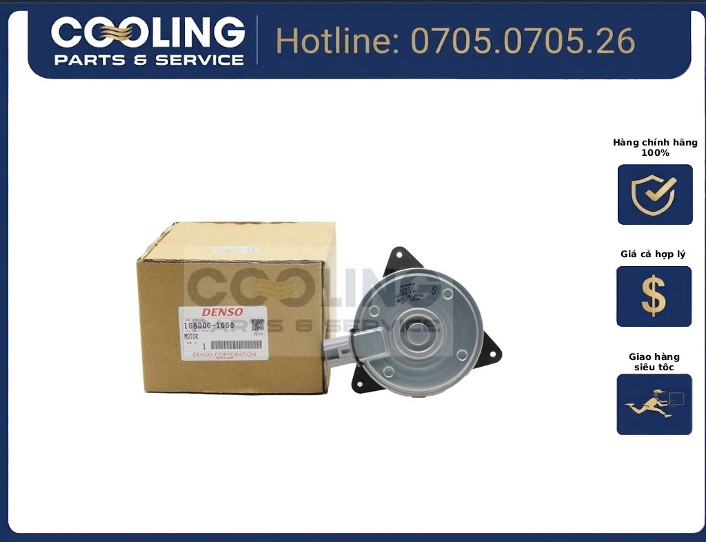 Mô tơ quạt dàn nóng Accord Denso 38616R40A01