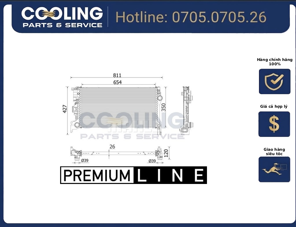 Két nước XC60 CR2335000P 2018-2021 31368232