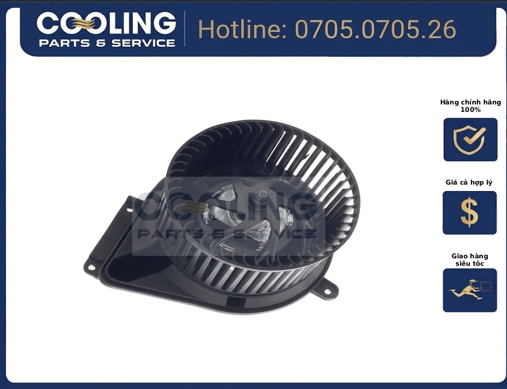 Quạt gió điều hòa trong xe spinter 2005 A0018305608