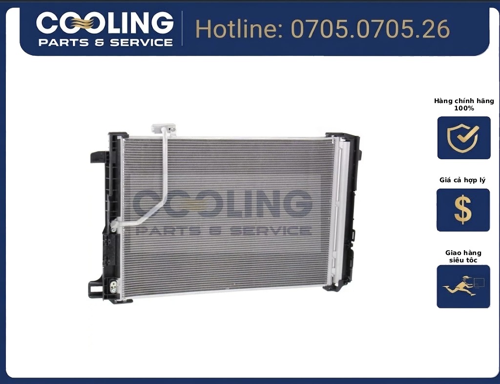 Dàn hoặc dàn nóng w204, c200, c350, c300, c250, C180 A2045000654