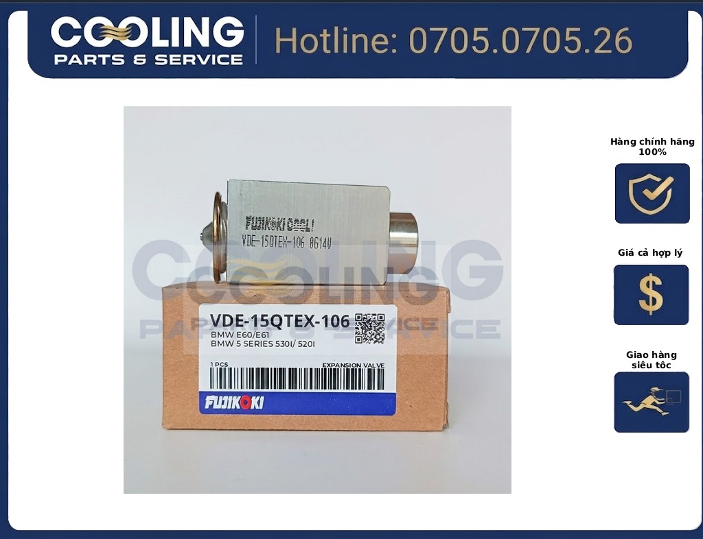Van tiết lưu E60 van tiết lưu E61 530I 520I VDE15QTEX106