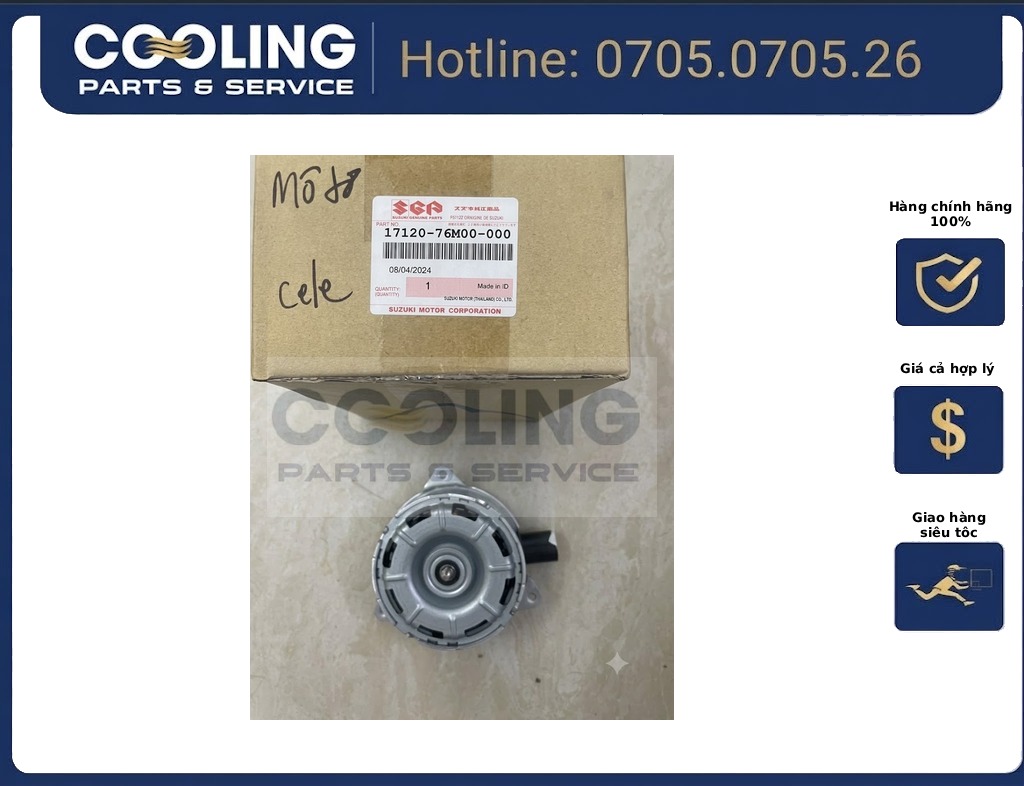 Mô tơ quạt két nước Celerio 1712076M00000