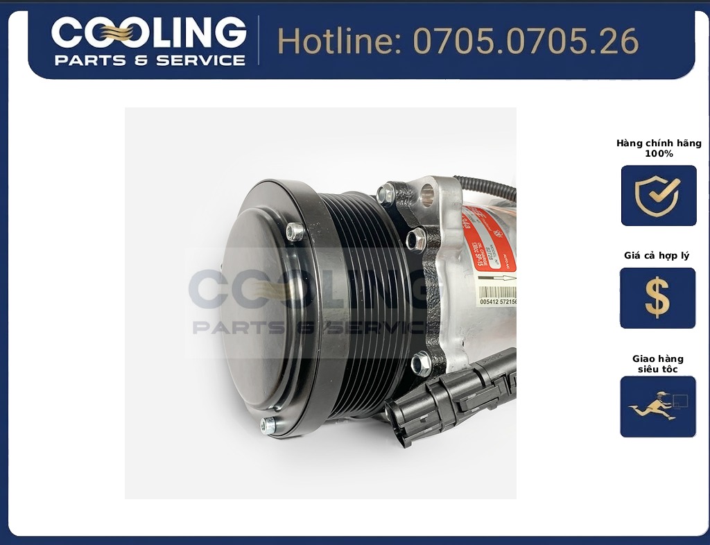 Lốc điều hòa howo A7 T7H howo A7 8PK HWMP0001
