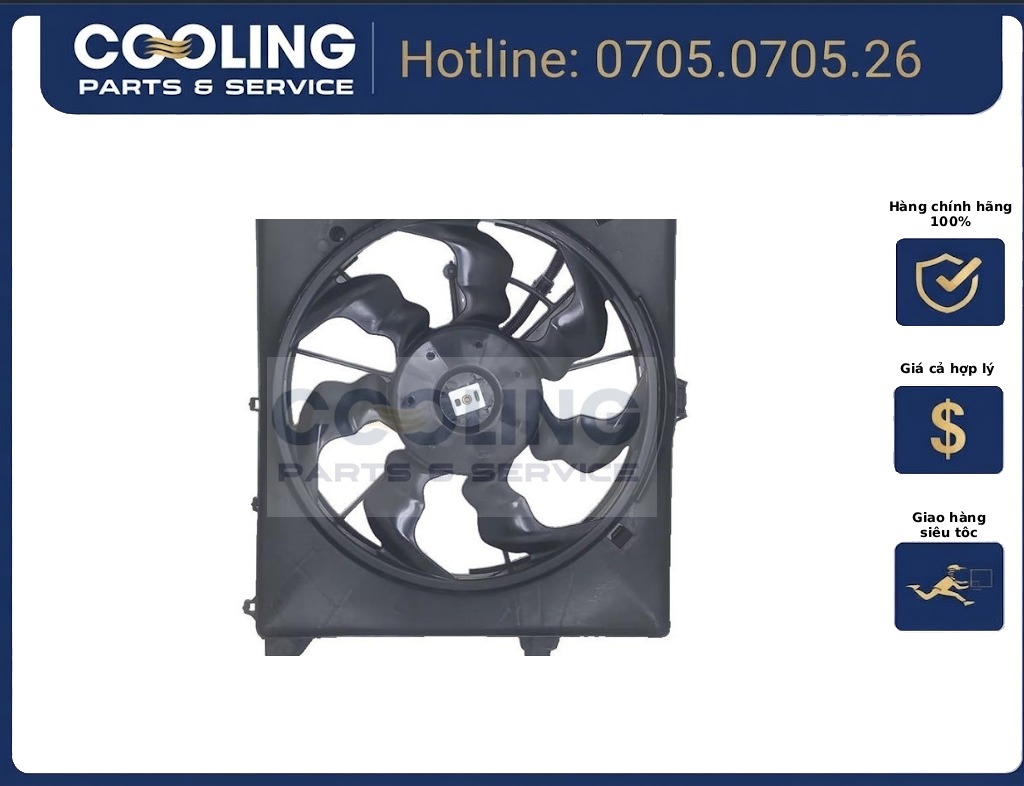 Mô tơ quạt dàn nóng Cerato / K3 Denso 25380A7000