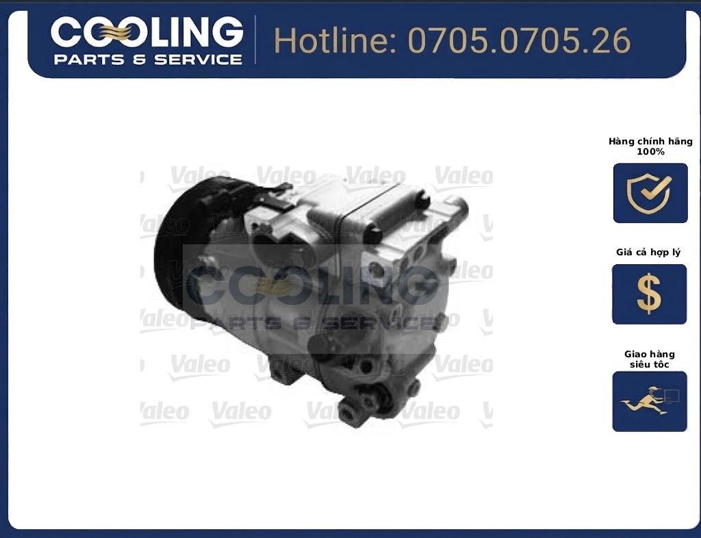 Lốc điều hòa A4 B8 ACP1250000S 2009-2015 8K0260805K