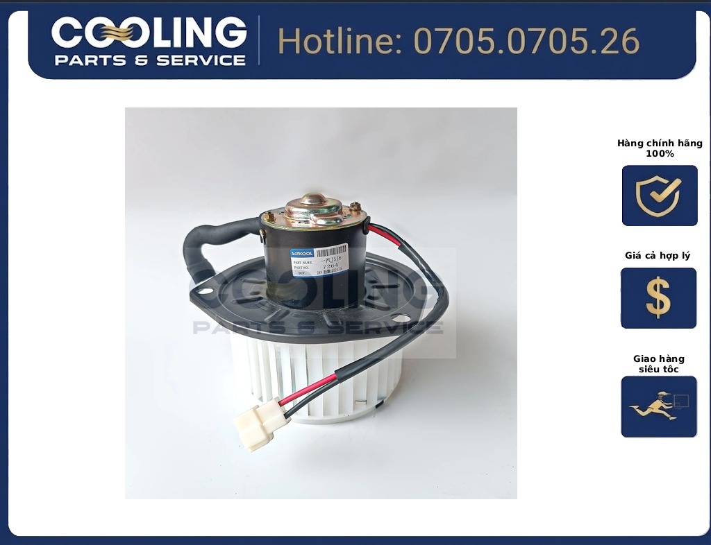 Quạt dàn lạnh thaco olin quạt dàn lạnh olin 726424V