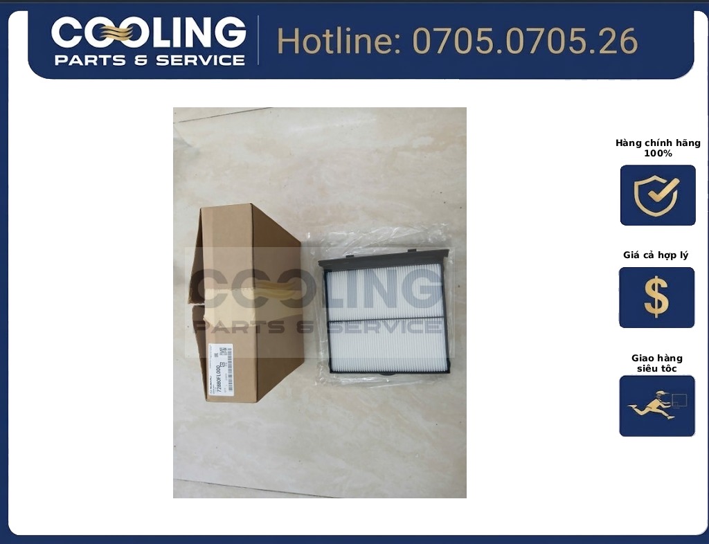 Lọc gió điều hòa xv LA422 2018-2022 72880AJ000