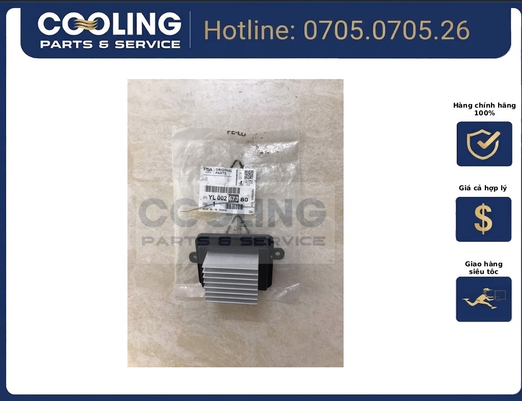 Trở quạt dàn lạnh peugoet 4008 YL00267380