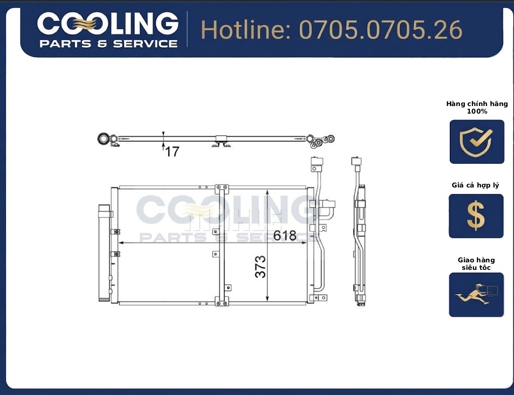 Dàn nóng Captiva AC510000S 2006-2015 20759647