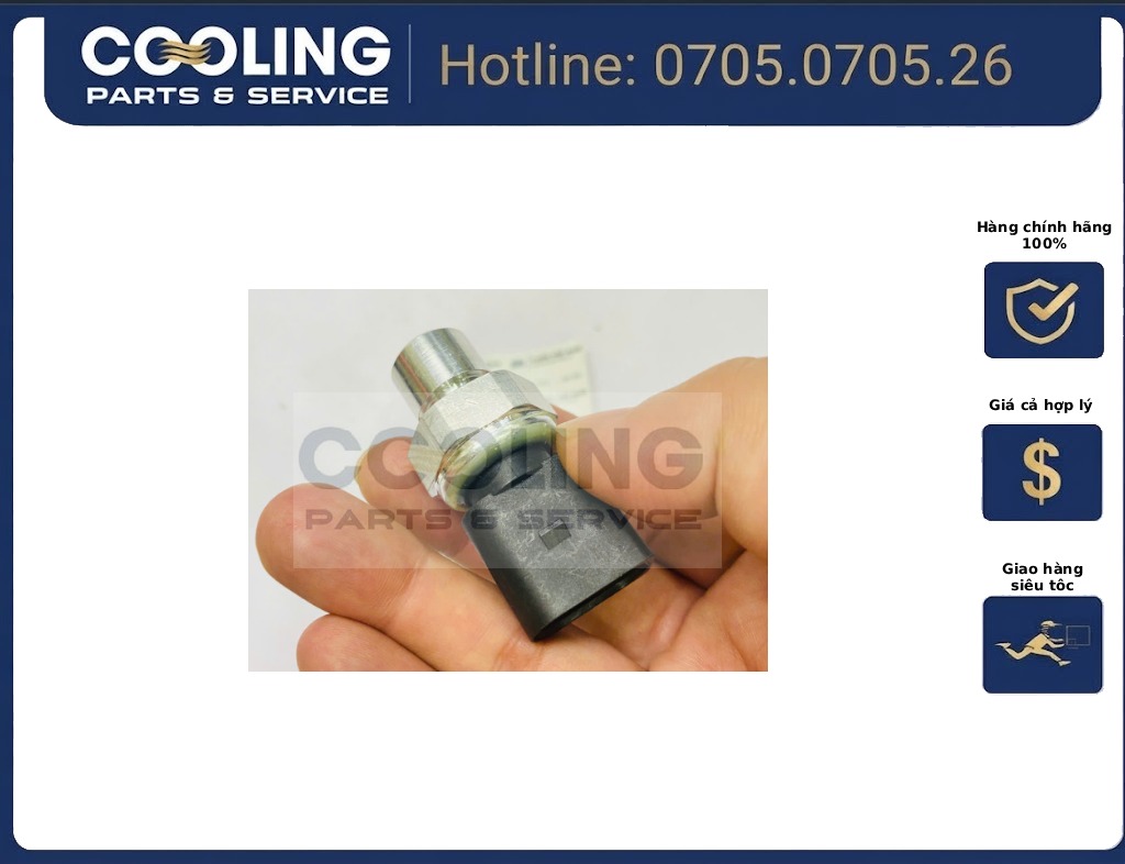 Cảm biến áp suất điều hòa, cảm biến gas lạnh a3, Golf 7, tiguan, skoda, Passat 5Q0959126A