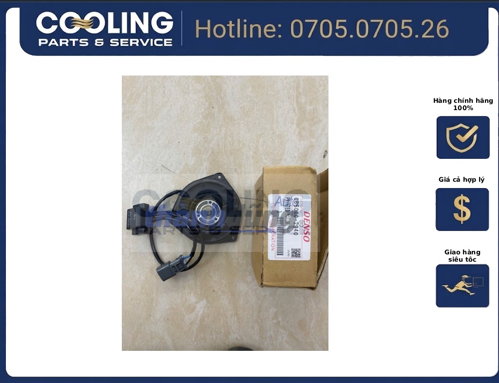 Mô tơ quạt két nước Civic 065002940