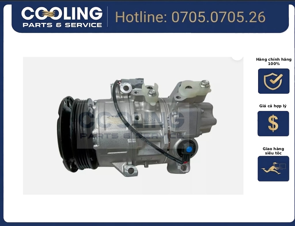 Bộ đầu hoặc bôn điện puly lốc điều hòa Yaris 8831052551