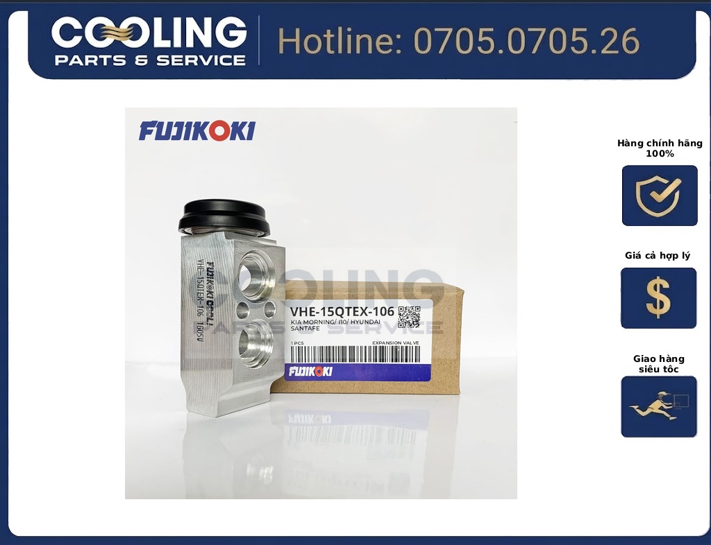 Van tiết lưu Morning Fujikoki VHE15QTEX106