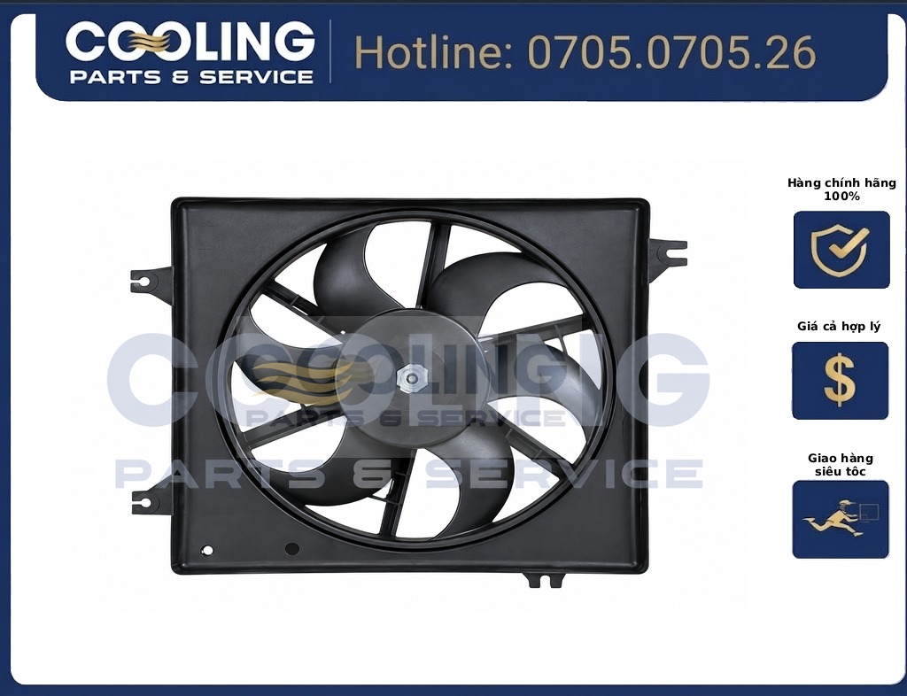 Quạt dàn nóng spectra 2001-2005 0K2A161710A