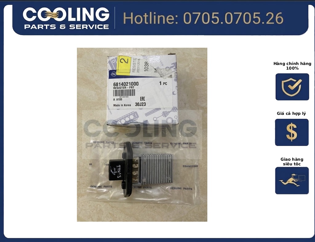Dàn nóng Ssangyong Stavic 6840021000