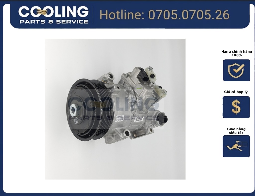 Lốc điều hòa 2 van điện Corolla 8831002730