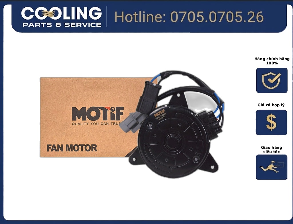 Mô tơ quạt dàn nóng RAV4 16263 0MD20 MTF18115B