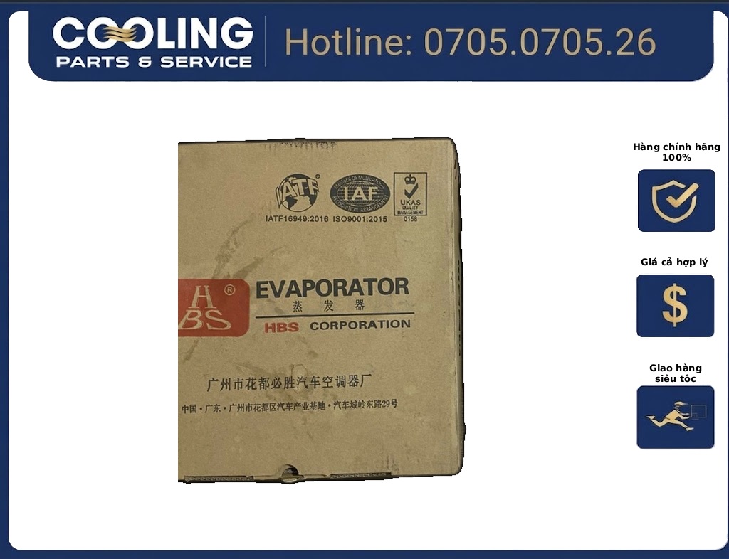 Dàn lạnh trước H350 solati 9921459000
