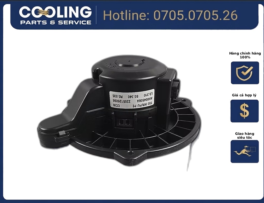 Quạt dàn lạnh H100 K2700 0K552 61R07 BW935A0155