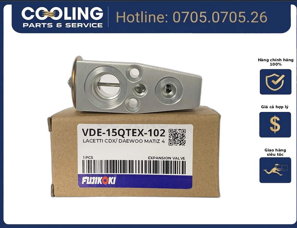 Van tiết lưu Lacetti cdx Fujikoki VDE15QTEX102