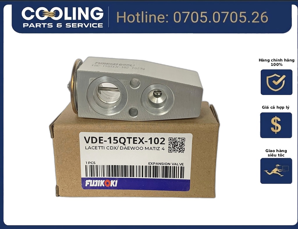 Van tiết lưu Lacetti cdx Fujikoki VDE15QTEX102